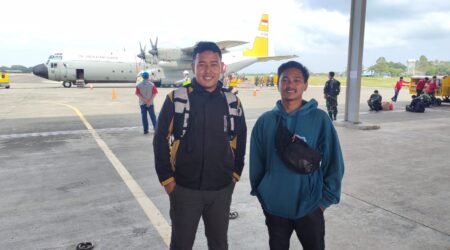 Dua relawan, Fajar Ade Kusuma dan Pais Qodrat, akan bergabung dengan sejumlah relawan dari PMI wilayah Kota se-DKI Jakarta dalam misi yang dikomandoi oleh PMI DKI Jakarta.